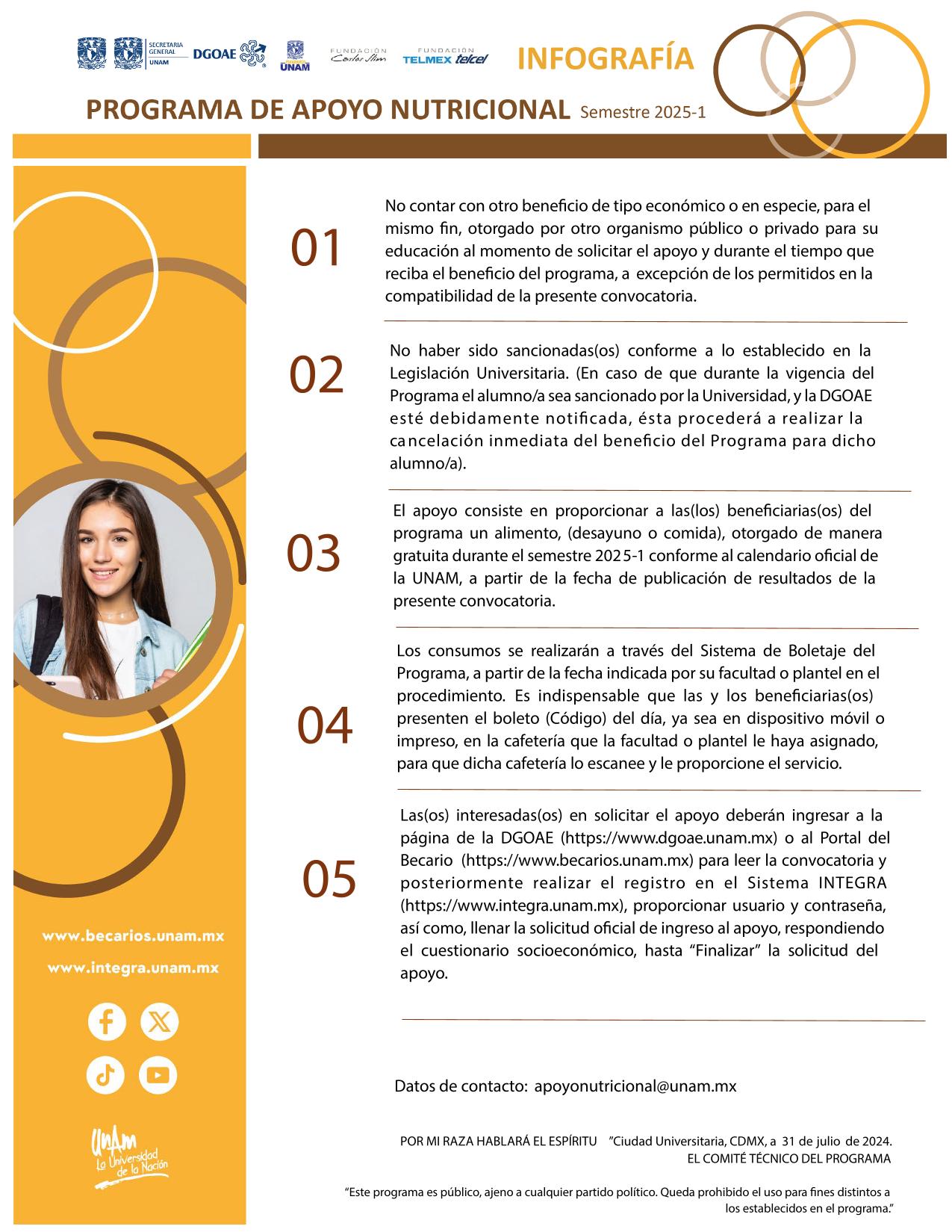 1.- PROGRAMA DE APOYO NUTRICIONAL 2025-1